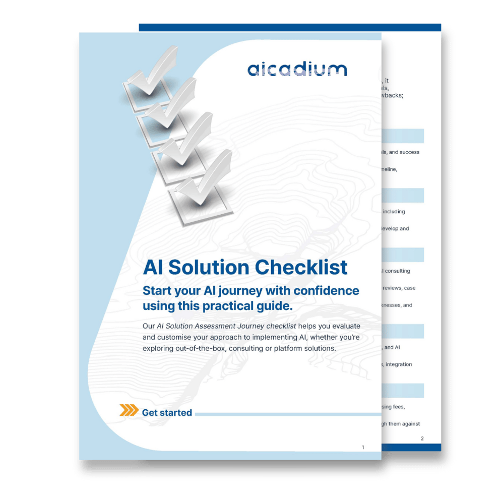 AI Solutions Checklist Download Page | Optimise Your AI Strategy